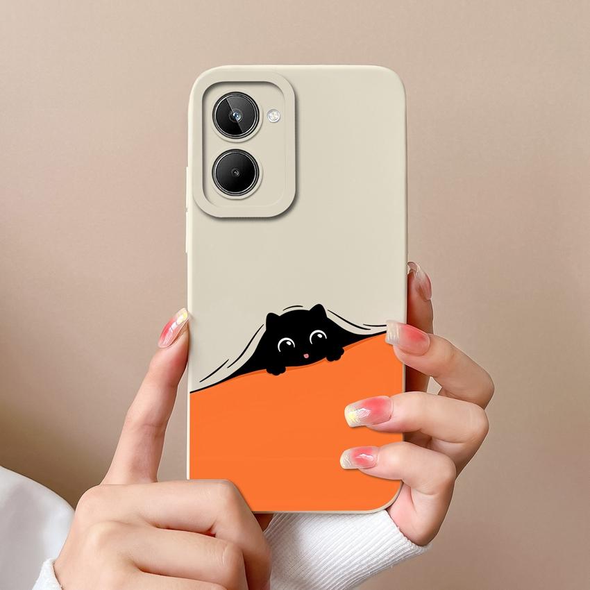 Pentru Oppo Realme 10 12 12X 11 11X C12 C15 C21 C21Y C31 Husă Telefon Model Flori Grațioase la Modă de Înaltă Calitate Carcasă Antiderapantă Pentru Oppo Husă Silicon