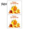 Fall Theme Decor Cartoon Snail Static Window Sticker for Thanksgiving Autumn Harvest Festival, Waterproof PVC Decal Home Ornaments Glass Doors
