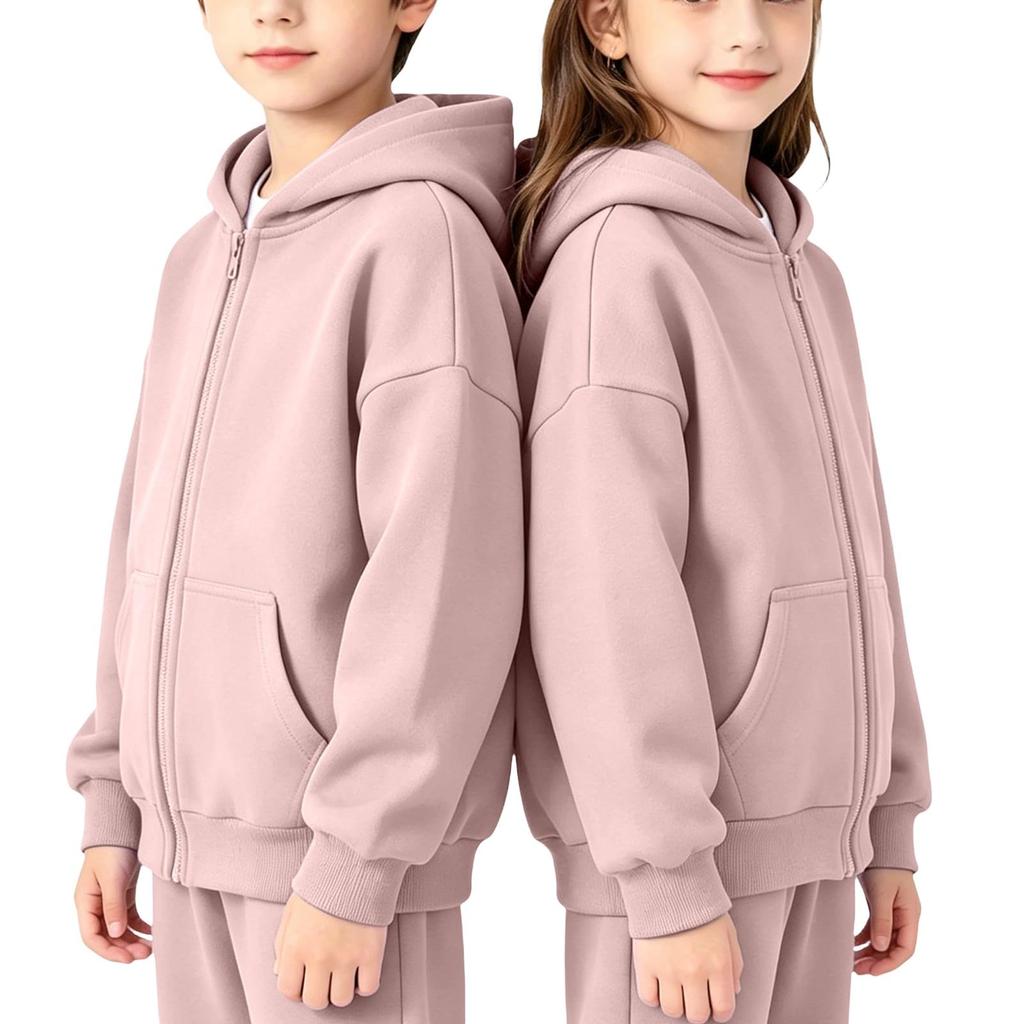 Boys and Girls Long Sleeve Color Sweatshirt Casual Comfort Pullover for Everyday Wear