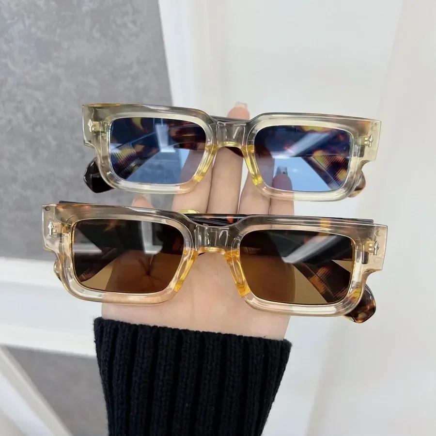 Square Sunglasses Women Men Classic Vintage Fashion Personality Glasses Stylish Casual Minimalist Oculos