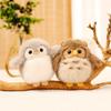 Plush Penguin Owl Toy Doll With Magnet For Kids Shoulder Display Animal Gift