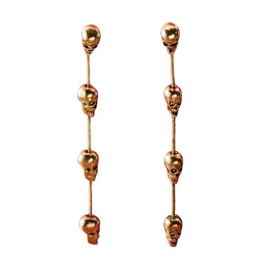 1 Pair Halloween Earrings Pumpkin Ghost Spider Charm Drop Earrings Women Hook Earrings Spooky Jewelry