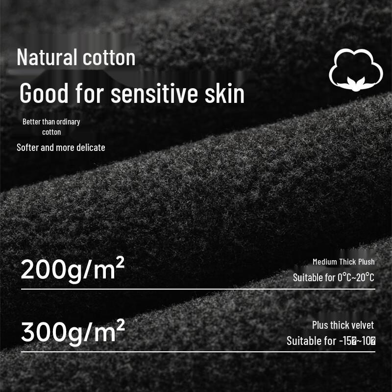 MaoRen Soft Cotton Fleece-Lined Compression Tights for Petite Figures