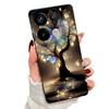 Shining Fantasy Tree Butterfly Pattern Case For Xiaomi Redmi Note 14 13 Pro 5G 4G 12 11 Funda Xiaomi 14T 13T 11T Pro Leather Texture Silicone Cover