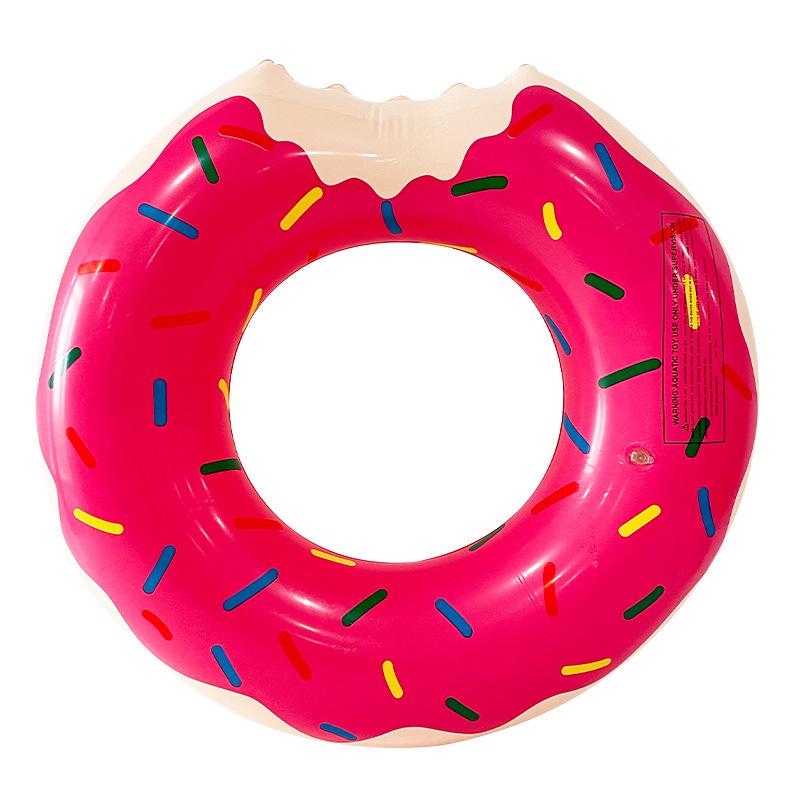 Starry Sky Sequin Mermaid Swim Ring: Thickened Inflatable Children's Float