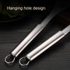 Stainless Steel Meatball Spoon Non Stick Meatball Maker with Long Curved Handle