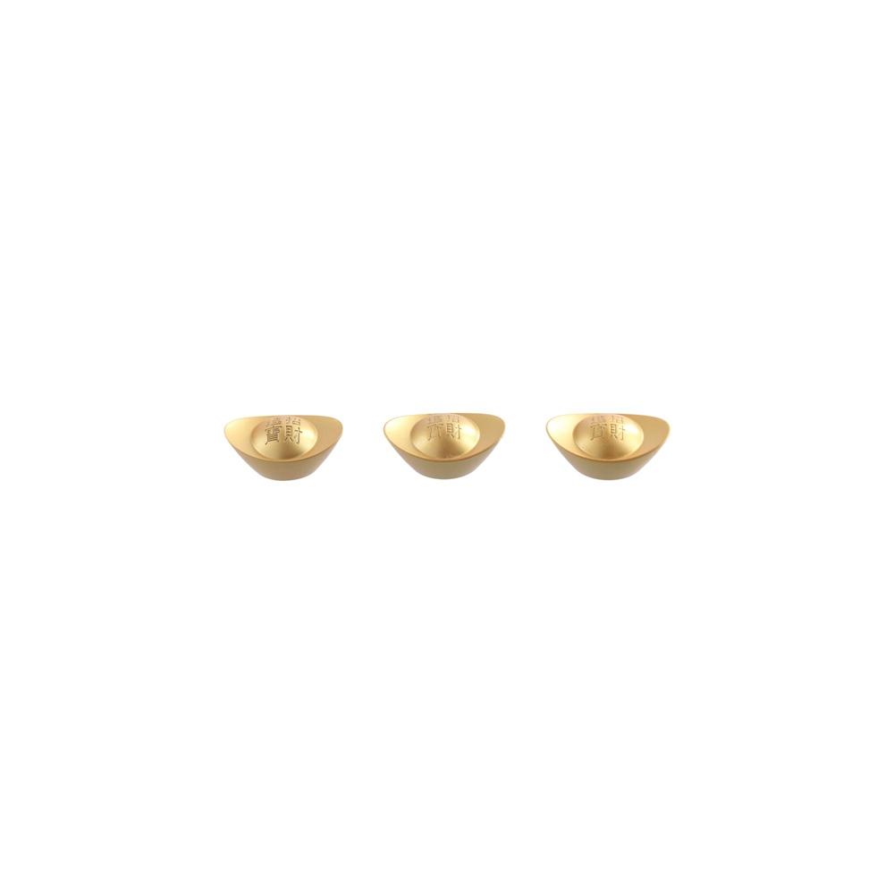 Pure Copper Treasure Bowl Ornament Solid Desktop Ornaments Simulation Gold Ingot  Living Room