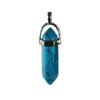 Hexagonal Stone Double-Point Pendant Sweater Chain