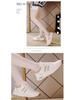 Women's Versatile Leather Sneakers - 2024 Autumn, Thick-Soled, Non-Slip, Lightweight Popular Style, Forrest Gump Shoes 5115