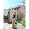 VIONA Loose Wide Leg Casual Pants Women's Fashionable Version Knife Edge Pants High Waist Nine Point Street Style Workwear Trend