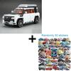 1:24 Modelli Giocattolo BYD YANGWANG U8 Auto Lega Pressofusa Veicoli Fuoristrada Suono Luci Porte Apribili Riavvolgimento Giocattoli Auto per Ragazzi Regali