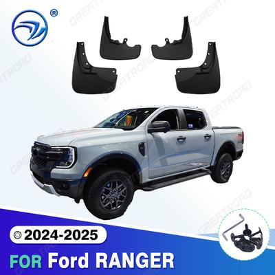 Para Ford Ranger 2024-2025 Guardabarros Guardabarros de Barro Protectores contra Salpicaduras Guardabarros Guardabarros de Barro Accesorios para Coche