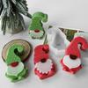 DIY Weihnachtsgnom Silikonform Handgemachte Aroma Kerze Gips Ornament Formen Weihnachts Elf Süßigkeiten Schokolade Backformen