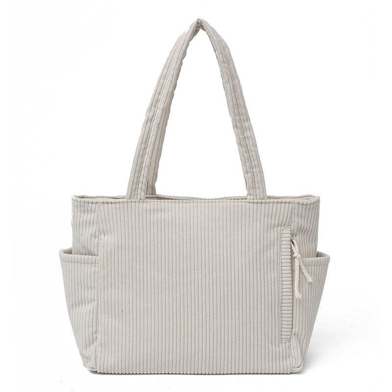 

Casual and Simple Commuter Single-shoulder Bag, Shopping Bag, Trendy Large-capacity Handbag, Tote Bag бежевий