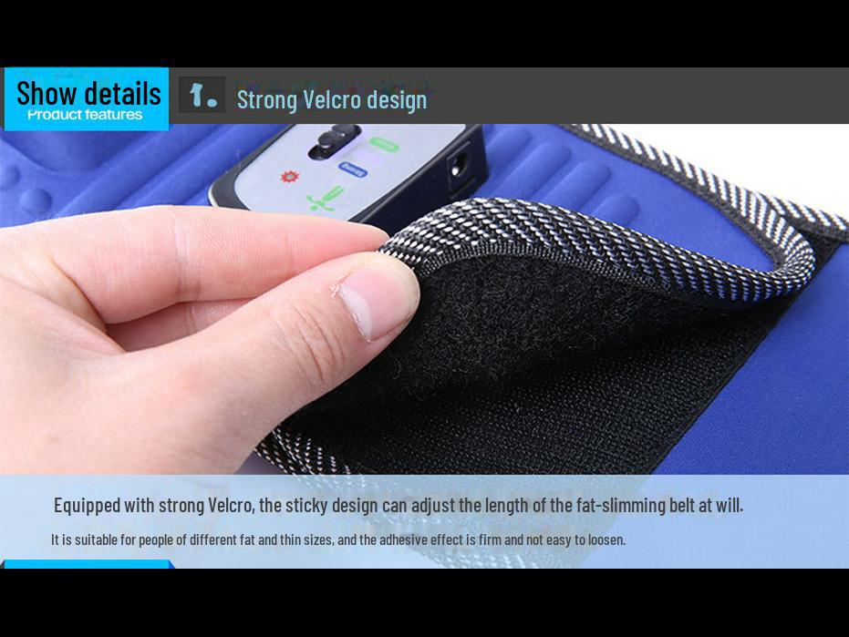Double Slim X5 Intelligent Vibration Heating Abdominal Massage Fitness Belt