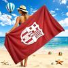 FC Barcelona Beach Towel Quick Dry Soft MicrofiberSand Resistant Oversized Cabana Bath Sheet for Swimming Pool Travel Gift