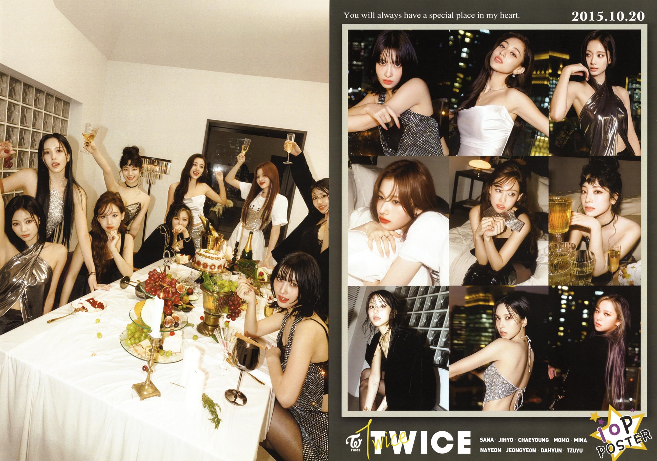 

TWICE Товары Набор плакатов из 10 штук формата А4 10 плакатов