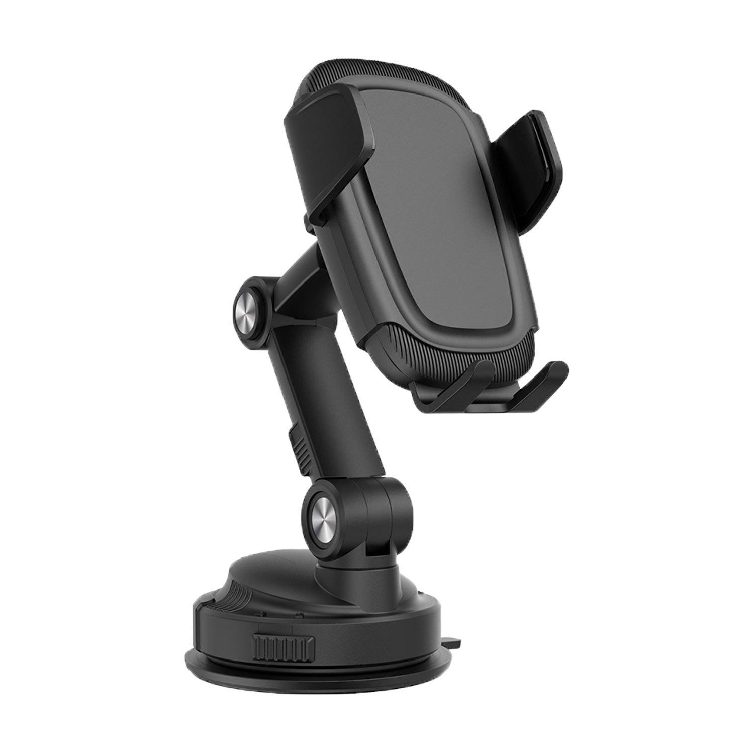 Anti-Shake Multifunctional Car Phone Holder with Suction Cup for Windshield & Console