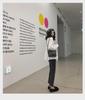 2023 Autumn Korean Women's Loose Casual Long-Sleeve Solid Color T-Shirt Sweater Trend