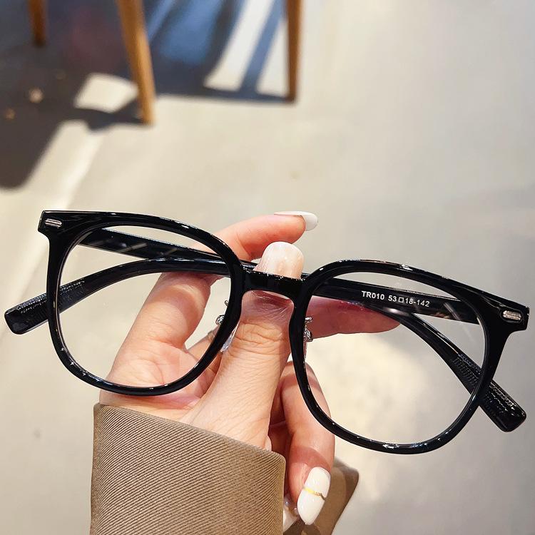 

Rivets Square Anti Blue Light Reading Glasses TR90 Matte Frame Vintage Eyeglasses Optical Prescription Lenses Presbyopia Glasses 0