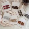 Women's Punching Oval Acrylic Clip Hairpin