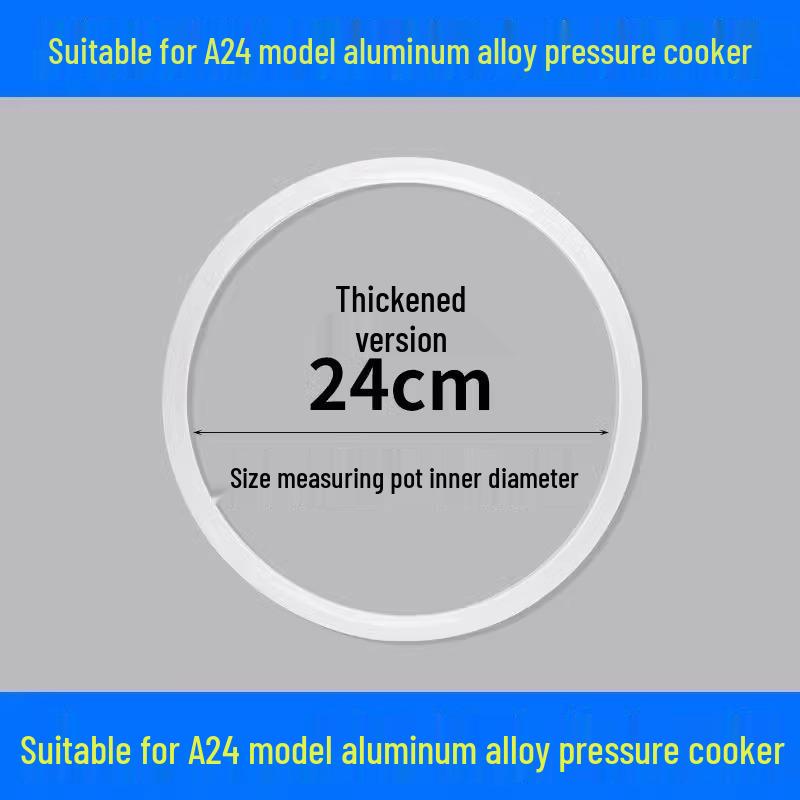 Universal Silicone Pressure Cooker Gasket, Old-fashioned Seal, 20/22/24/26cm Sizes.