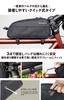 GORIX Top Tube Bag, Waterproof and Water-Repellent, with Cable Holes, Quick Release, and Smartphone Storage for Road Bikes, Frame Bag, Cycle Bag
