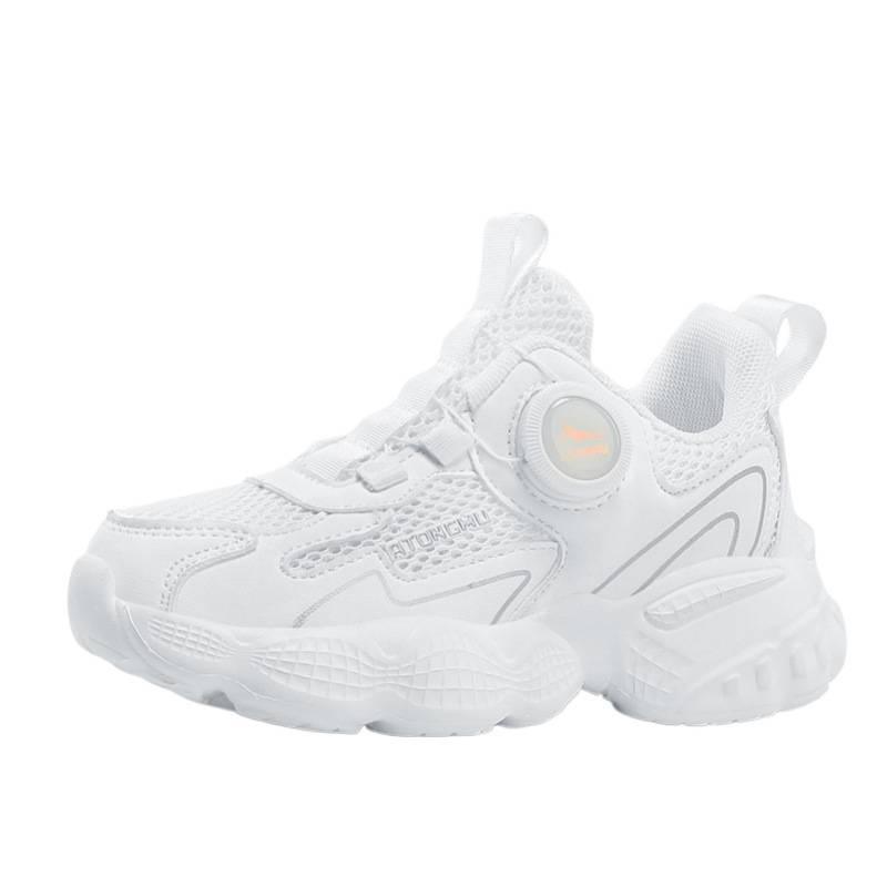 Astro Boys Sneakers 2025 New Summer Single Net Children's Dad Shoes Medium and Older Girls Running Shoes