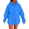 Solid Minimalist Women's Hoodie, Long Sleeve with Pocket Casual Daily Wear Women Hoodies Autumn
