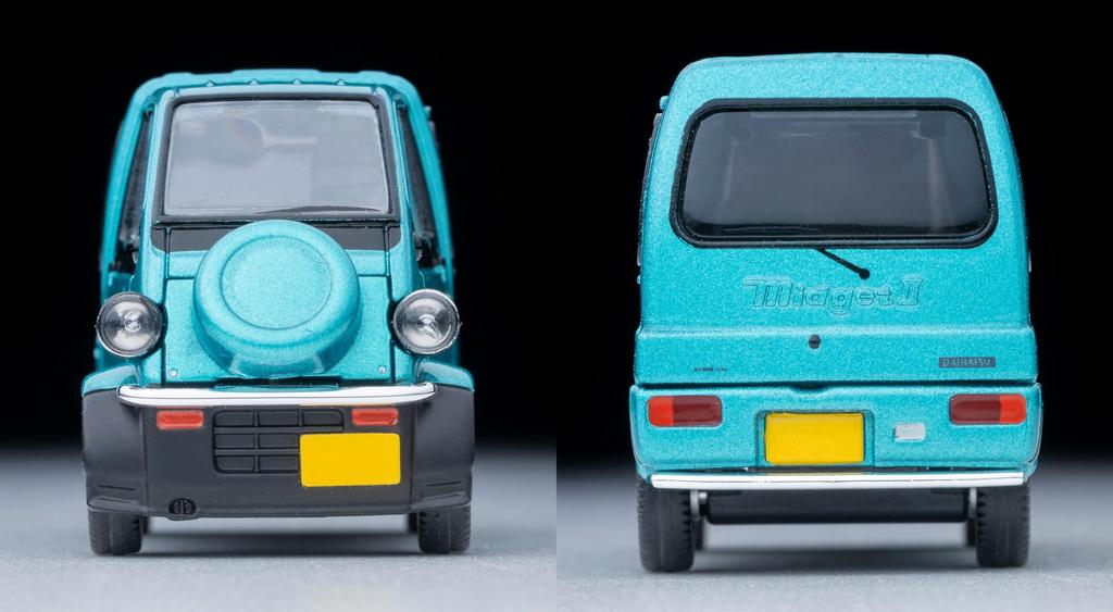 TOMYTEC Tomica Limited Vintage Neo Daihatsu Midget II Cargo R Type Emerald Green 1997 Model 337867 1/64 LV-N362a (Finished Product)