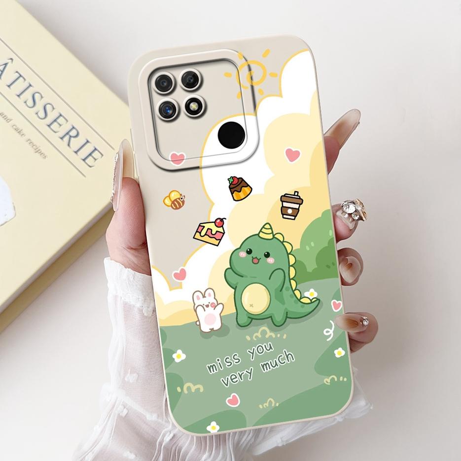 For Realme Narzo 50A Case RMX3430 Luxury Candy Painted Cover Soft Silicone Phone Case For Realme Narzo 50i Narzo50 A Shell Coque