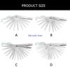 X37E Feelers Gauges 0.01-1mm/0.05-0.50mm/0.05-1.00mm/0.02-1.00mm Stainless Steel Feelers Gauges Set for Measuring Gaps Width