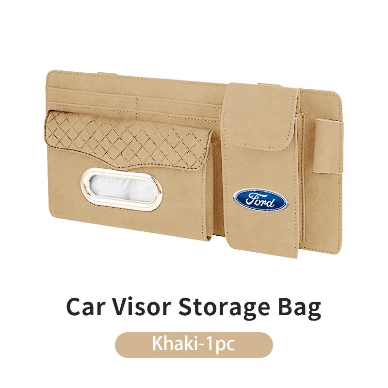 Car Accessories Sunvisor Tissue Box Paper Towel Storage Holder For Ford Fiesta Ranger Mondeo Escape Ecosport Fusion Explorer