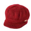 Winter new middle-aged and elderly hats women's fleece warm women's ear protectors knitted wool hats mother grandma hats women