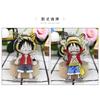 One Piece Keychain Pendant Anime Luffy Dragon Navigation King Surrounding Double Sided HD Bag Pendant Gift