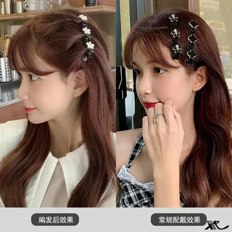 Artefakt edycji włosów, spinka do grzywki, organizer włosów z boku, spinka do włosów