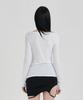 ILLIO White My One Scoop Neck Longsleeve