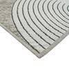 Modern Grey Rug with Graphic Patterns 160x230