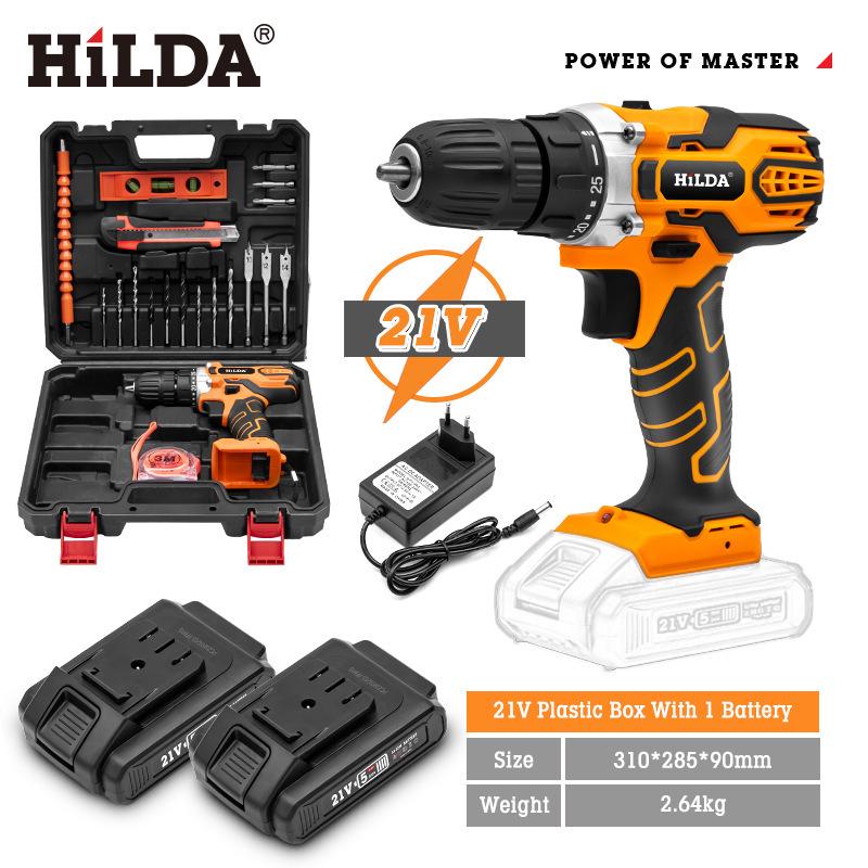 Hilda Rechargeable Lithium Multi-Function Impact Drill and Screwdriver