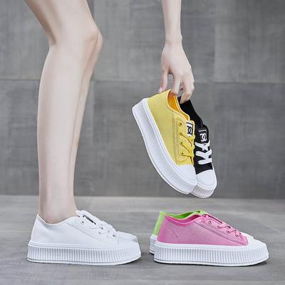 Canvas Shoes Women Spring Summer New Fashion Walking Flats Shoes Ladies Casual Footwear