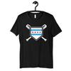 Chicago Flag Baseball T-Shirt, Chicago Flag, T-shirt, Women's Top, Tee,T-shirt, Tank Top, T-shirt, Kids Tee