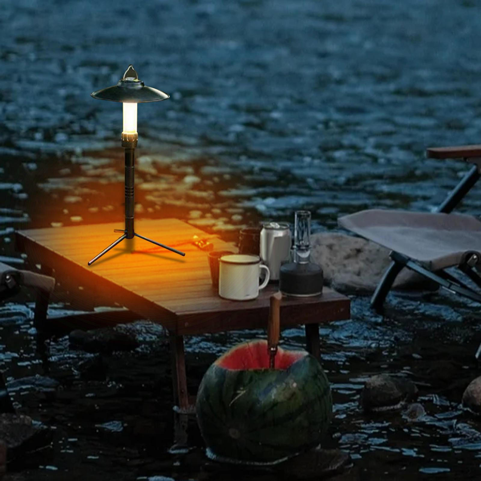 Lantern Stand Tripod Bracket with Removable Multifunctional Camping Light Lamp Pole for Picnic