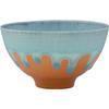 Kyo-yaki, Kiyomizu-yaki, Dainichi Kiln, Large Rice Bowl, Hekisai (Blue Color), Ldh575-01