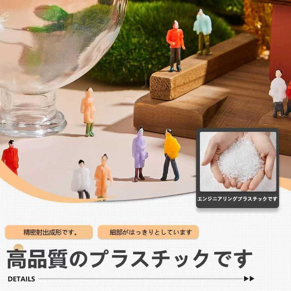 Kazeori Diorama Model Figures Collection Scale for Models Hobby Training Standing Figures 1/200 - Architecture, Railways, Education, Handmade, -