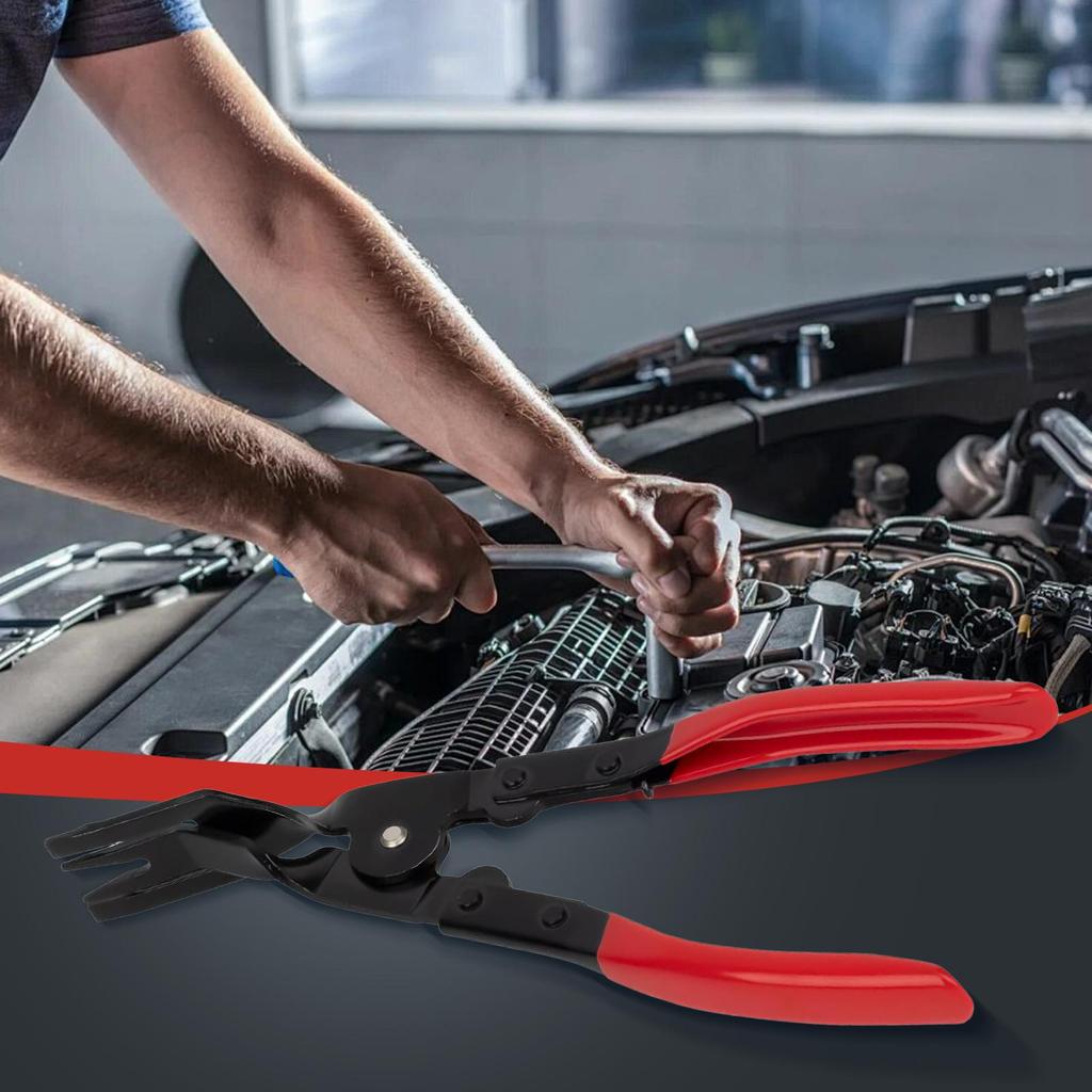 Panelclip-Zange Clip-Zange Befestigungslöser Werkzeug Ergonomische Werkzeuge Multifunktionaler Abzieher für Wartungsfahrzeug Auto Roadtrip