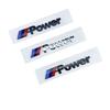 Compatibile con BMW M Power: Nuovo adesivo posteriore con logo ad alte prestazioni per Serie 3/5/7, Serie M, X1/X3/X5/X6