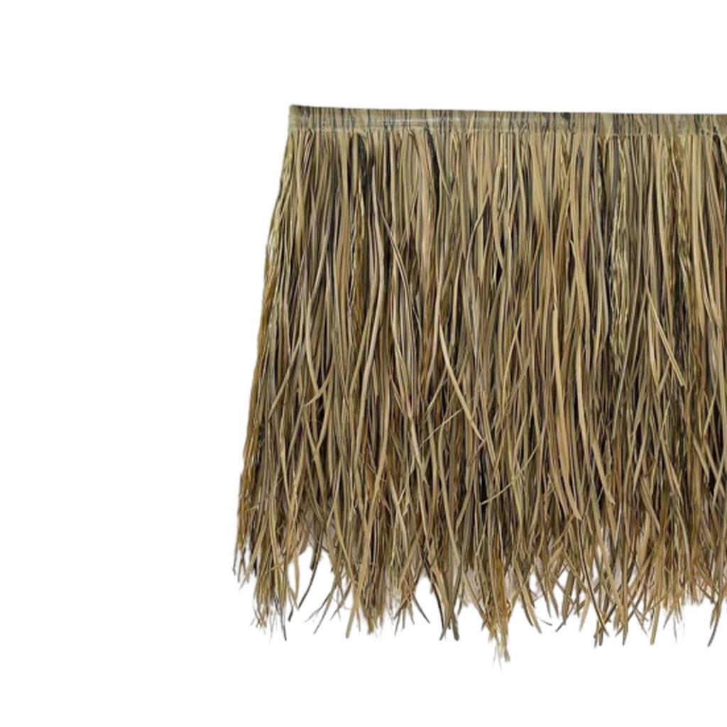 Straw Roof Thatch Fake Easy to Use Decorative Equipment Artificial Palm Thatch Roll for Garden Patio Fence Umbrella Cover Bar