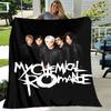 1pc Blanket My Chemical Romance Print Design, Lightweight Blanket for Sofa, Bed- Soft &Warm, Gift for All Seasons like Christmas, Halloween