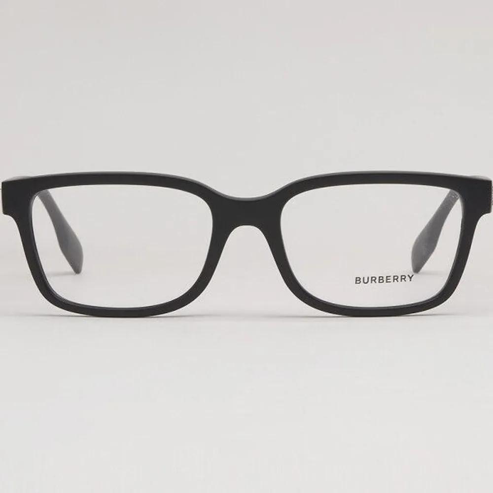 [Burberry] Eyeglass Frames BE2379 U 3464 Square Black Horn-rimmed Glasses Men Women Daily