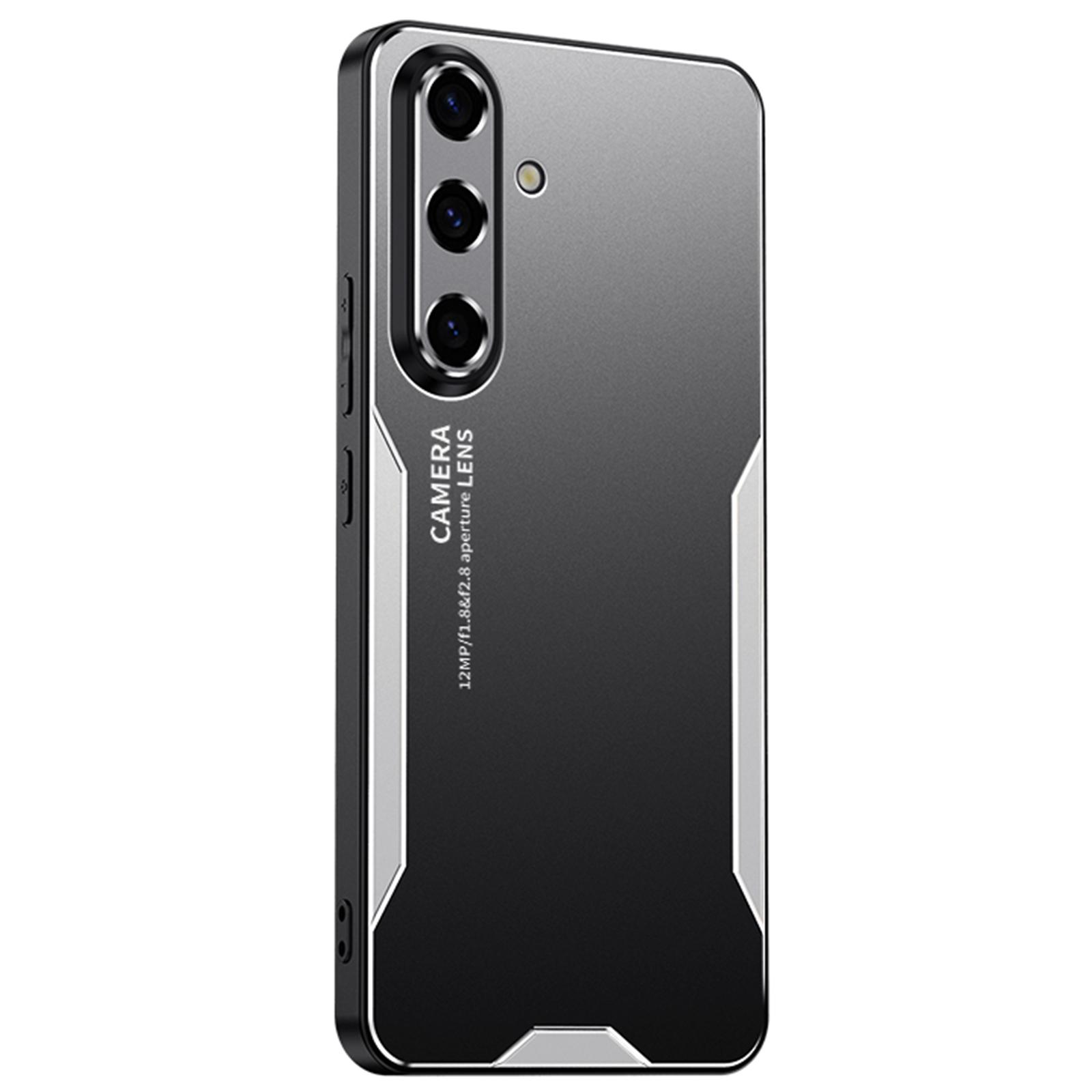 

Чехол для телефона Samsung Galaxy S24+ из алюминиевого сплава + TPU + PC Airbag Protection Case Silver